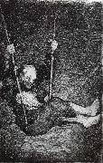 Francisco Goya Old man on a Swing oil painting reproduction